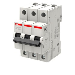 3 kA, 3P, C-eğrisi, 25 A - ABB