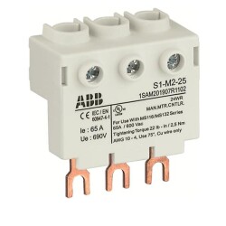 S1-M2-25 ( 3 fazlı besleme terminalleri ) - ABB
