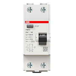 FMF263/AC30 (6 kA. 2P. 63A. 30 mA. AC Tipi ) - ABB