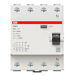 FMF463/A30 (6 kA. 4P. 63A. 30 mA. A Tipi ) - ABB